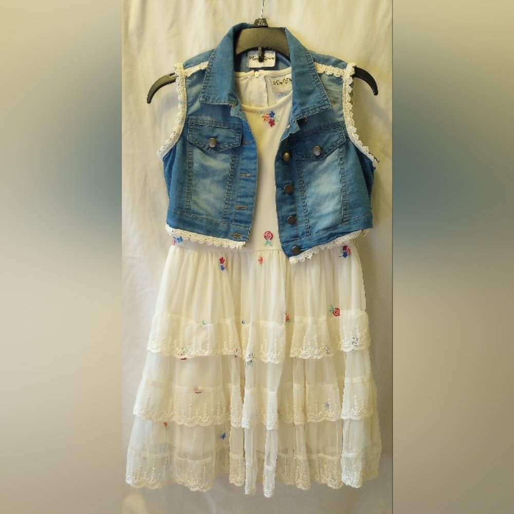 Rare Editions 2 piece, dress & jacket outfit, size 8